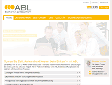 Tablet Screenshot of abl-online.com